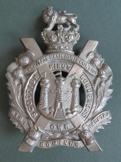 British Army Pre 1901 The King's Own Scottish Borderers Helmet Plate Badge