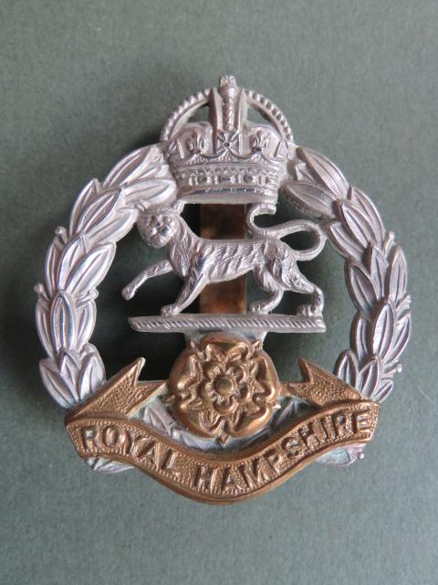British Army Pre 1953 The Royal Hampshire Regiment Cap Badge