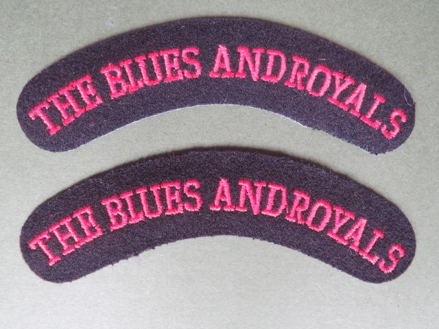 British Army The Blues And Royals Shoulder Titles
