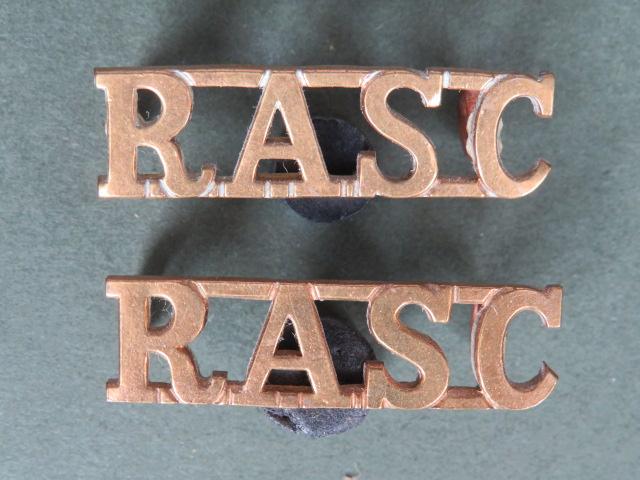 British Army Royal Army Service Corps Officers Shoulder Titles