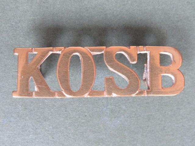 British Army The King's Own Scottish Borderers Shoulder Title
