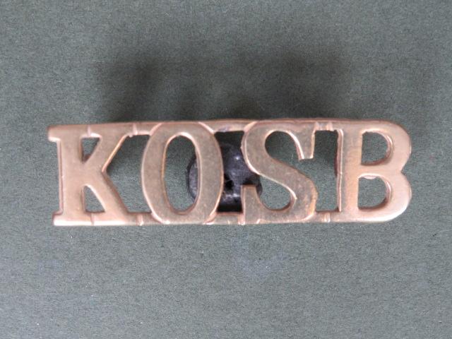 British Army The King's Own Scottish Borderers Shoulder Title