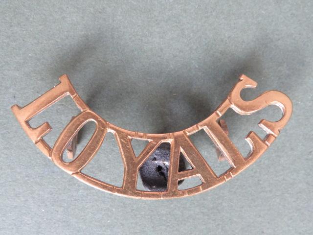 British Army The Loyal Regiment (North Lancashire) Shoulder Title