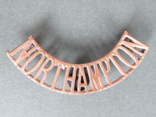 British Army The Northamptonshire Regiment Shoulder Title