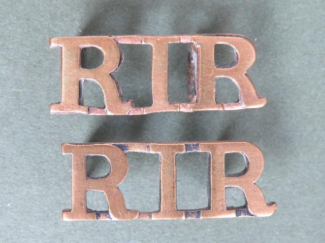 British Army The Royal Irish Regiment Shoulder Titles