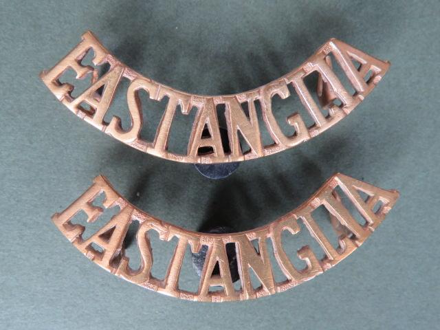 British Army East Anglia Regiment Shoulder Titles
