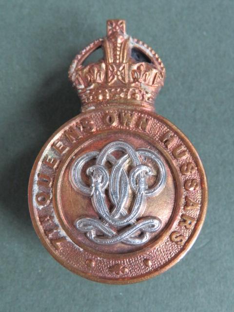 British Army 7th The Queen's Own Hussars Cap Badge
