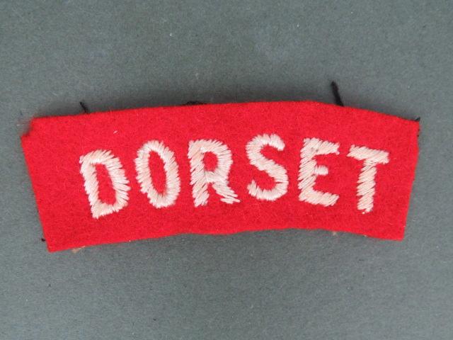 British Army Late 1940's / 1950's The Dorsetshire Regiment Shoulder Title