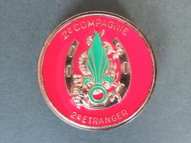 France Foreign Legion 2nd Company, 2nd Foreign Infantry Regiment Pocket Crest