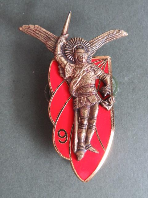 France Army 9 R.C.P. (Regiment Chasseurs Parachutistes) Pocket Crest