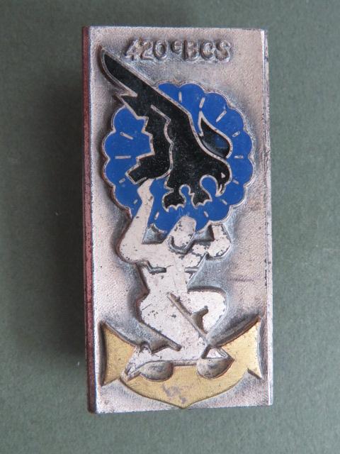 France Army 420e B.C.S. (Bataillon de Commandement et Soutien) Pocket Crest