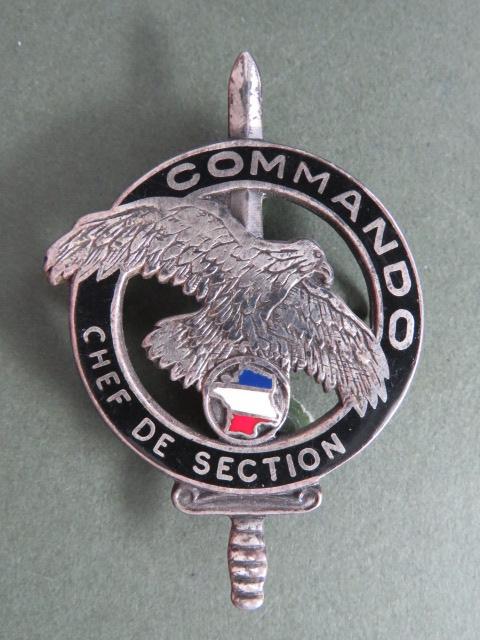 France C.E.C. Commando Instructor CHEF DE SECTION Pocket Crest