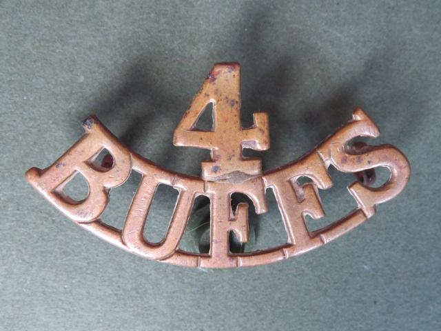 British Army 4th Territorial Battalion, The Buffs (Royal East Kent Regiment) Shoulder Title