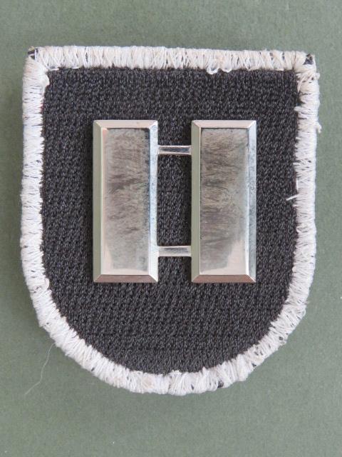 USA Army 5th Special Forces Group Beret Flash & Captain Rank Insignia Badge