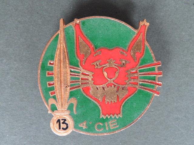 France Foreign Legion 13° D.B.L.E, 4° Compagnie Pocket Crest
