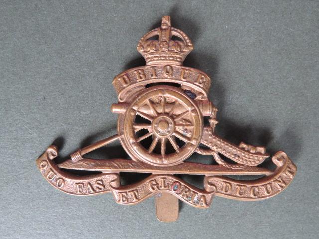 British Army Pre 1953 Royal Artillery Cap Badge