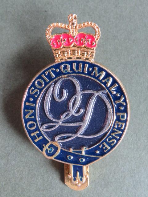 British Army The Minden Band & Normandy Band of The Queen's Division Cap Badge