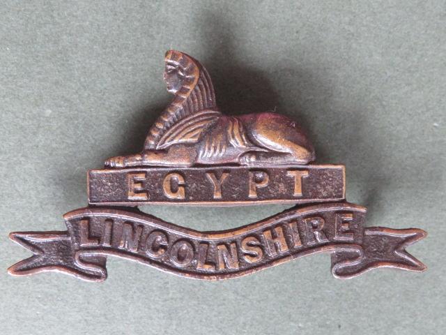 British Army The Lincolnshire Regiment Pre 1946 Pattern Officers' Service Dress Collar Badge