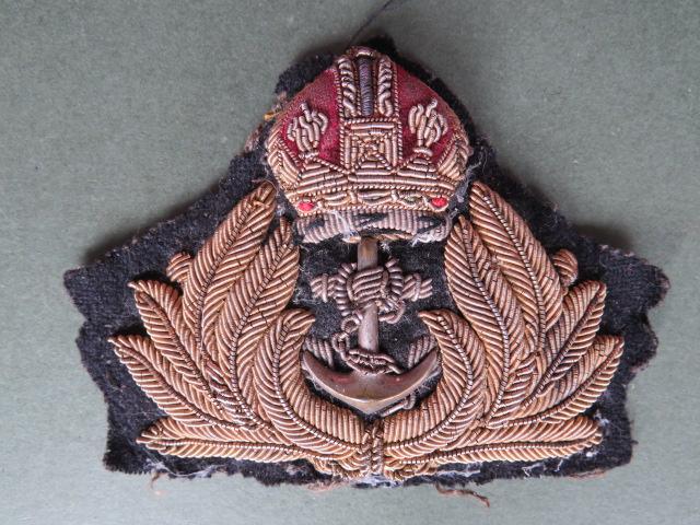 Royal Navy Pre 1953 Officers Cap Badge