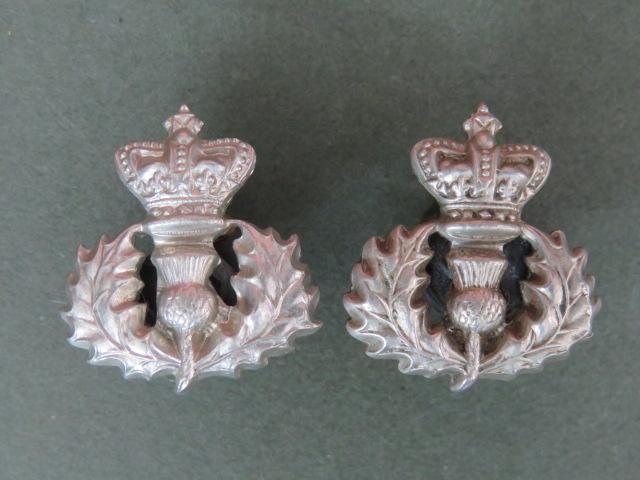 British Army QVC The Queen's Own Cameron Highlanders Collar Badges