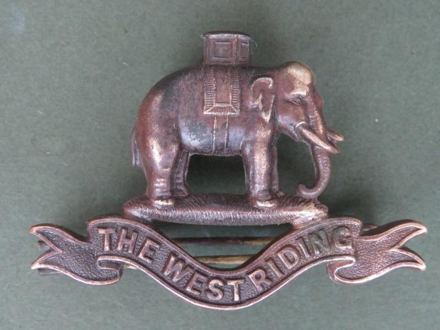 British Army The Duke of Wellington's Regiment (West Riding) Officers' Service Dress Collar Badge