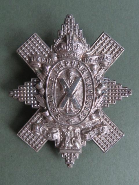 British Army Pre 1938 The Black Watch Glengarry Badge