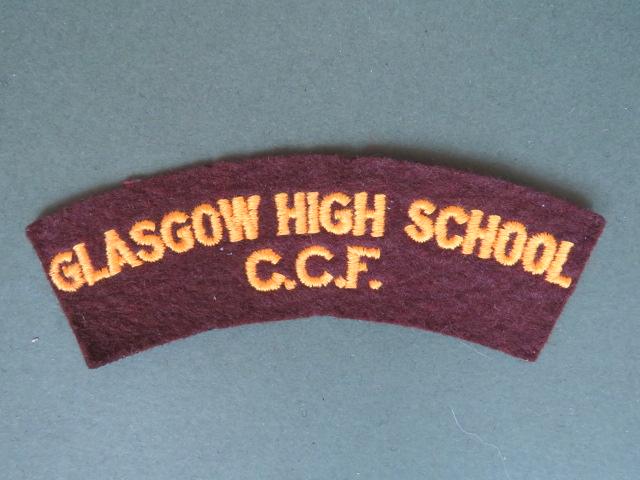British Army Glasgow High School Combined Cadet Force Shoulder Title