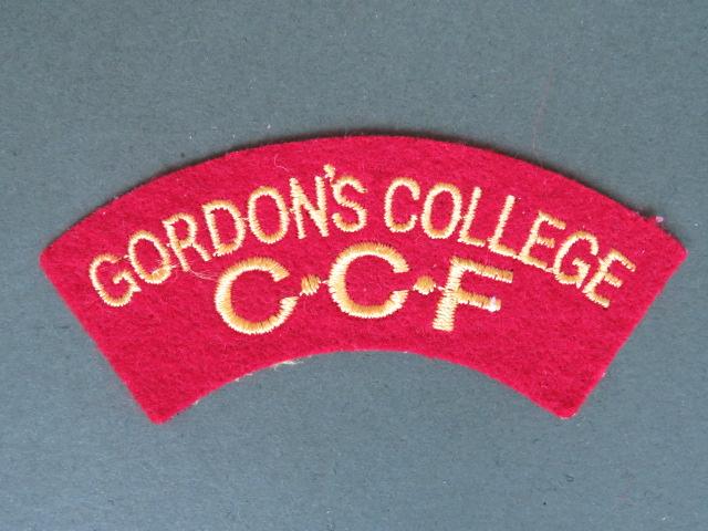 British Army Gordon's College Combined Cadet Force Shoulder Title