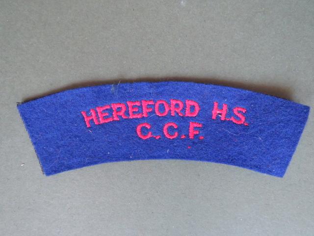 British Army Hereford High School Combined Cadet Force Shoulder Title