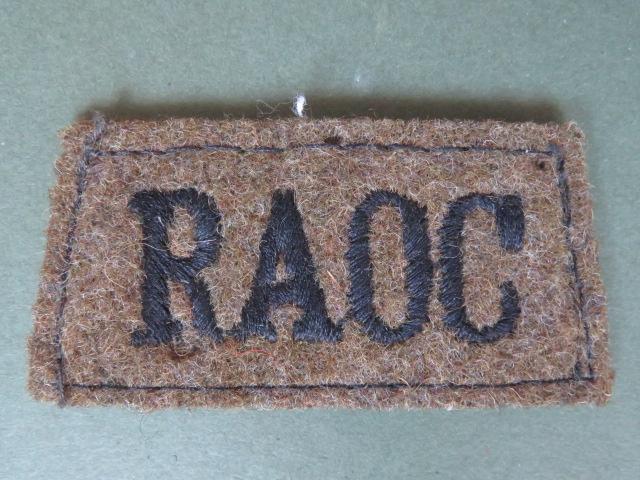 British Army Early WW2 Royal Army Ordnance Corps 