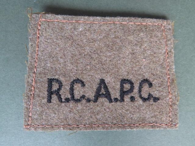 Canada Army WW2 Royal Canadian Army Pay Corps