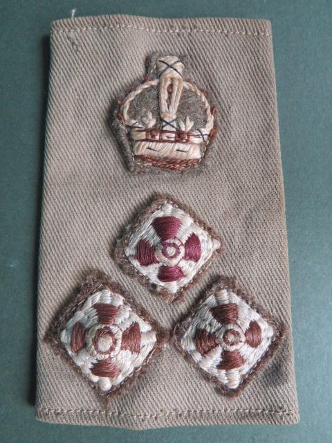 British Army Pre 1953 Brigadier's Tropical Shirt Rank Slide
