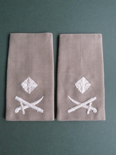 British Army Pre 1953 Major General's Tropical Shirt Rank Slides
