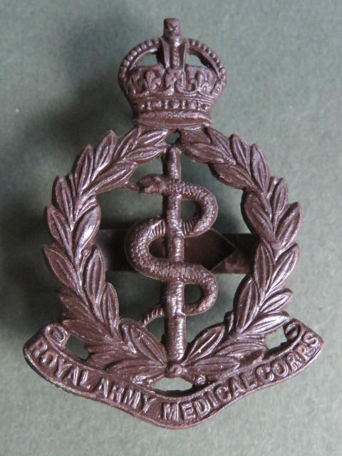 British Army Pre 1953 Royal Army Medical Corps Officer's Service Dress Cap Badge
