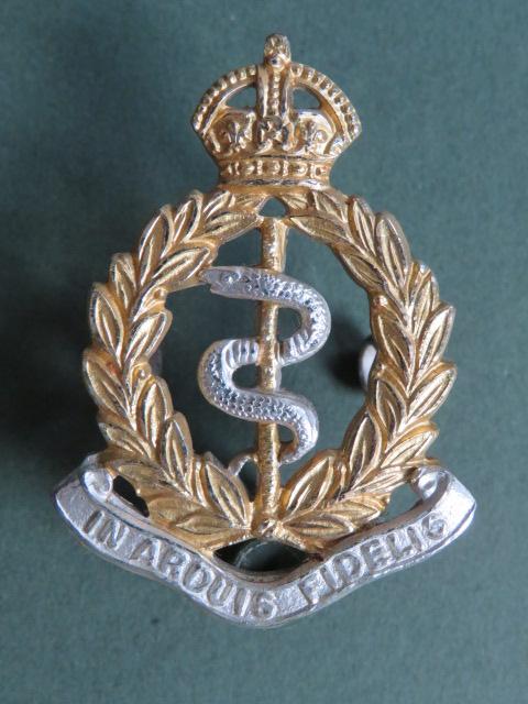 British Army Pre 1953 Royal Army Medical Corps Officer's Cap Badge