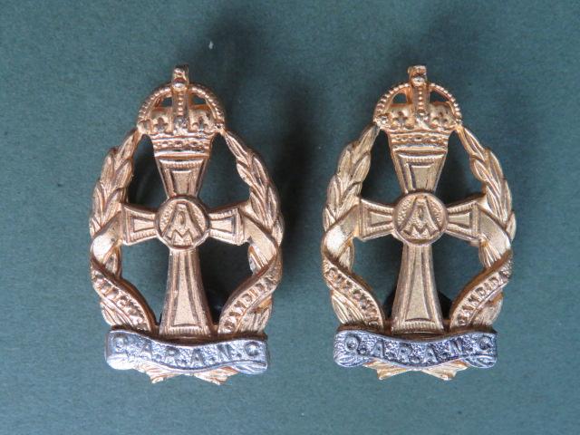 British Army Pre 1953 Queen Alexandra's Royal Army Nursing Corps Officer's Collar Badges