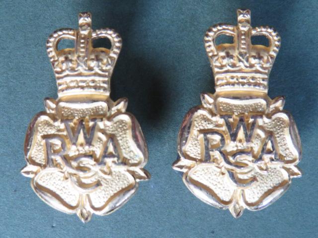 British Army Post 1953 Women's Royal Army Corps Officer's Collar Badges