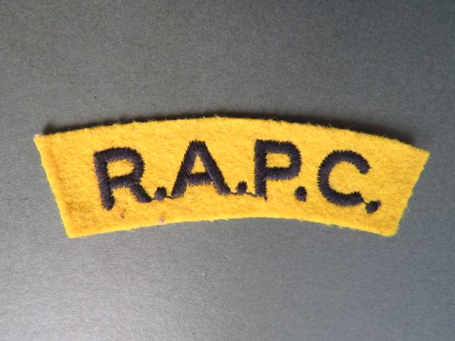 British Army WW2 Royal Army Pay Corps Shoulder Title