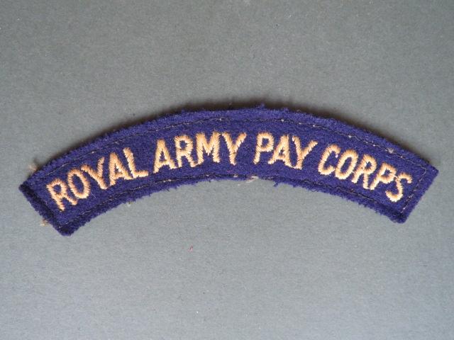 British Army WW2 Royal Army Pay Corps Shoulder Title