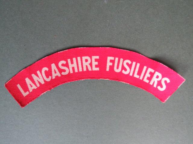 British Army WW2 The Lancashire Fusiliers Shoulder Title
