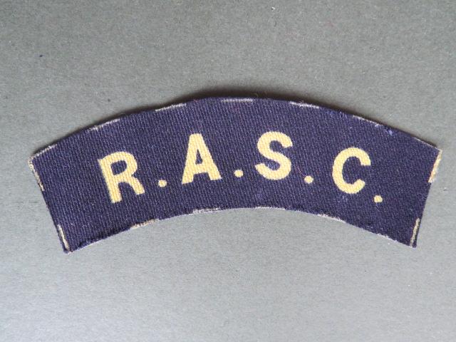 British Army WW2 Royal Army Service Corps Shoulder Title