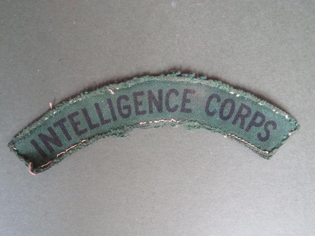 British Army WW2 Intelligence Corps Shoulder Title