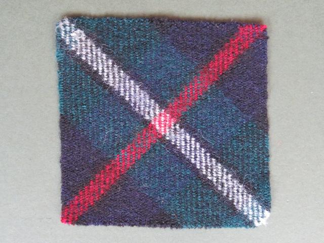 British Army King's Own Scottish Borderers Regimental Flash