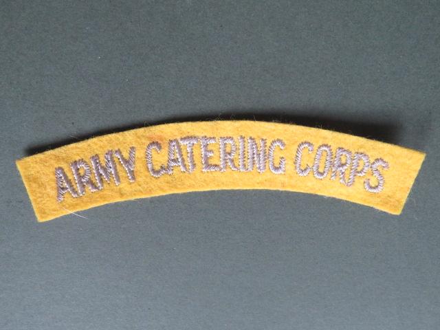 British Army WW2 / Post WW2 Army Catering Corps Shoulder Title