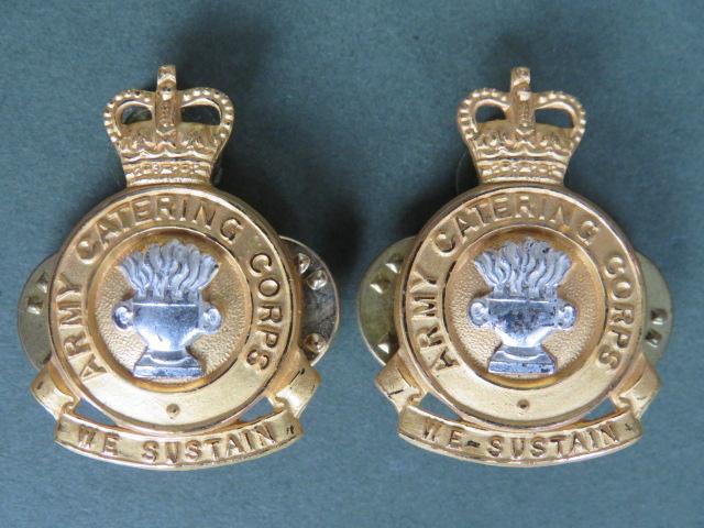 British Army, Army Catering Corps Officer's Post 1972 Collar Badges