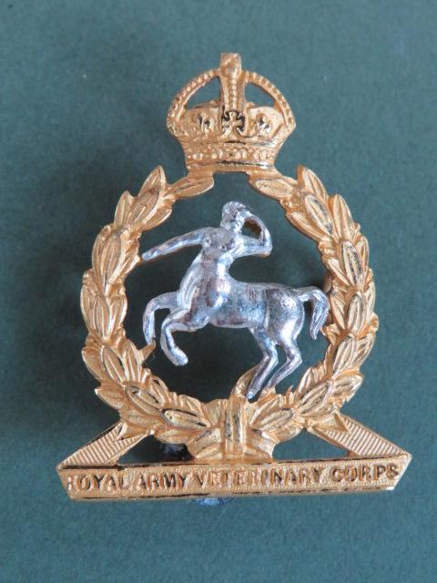 British Army Pre 1953 Royal Army Veterinary Corps Officer's Collar Badge