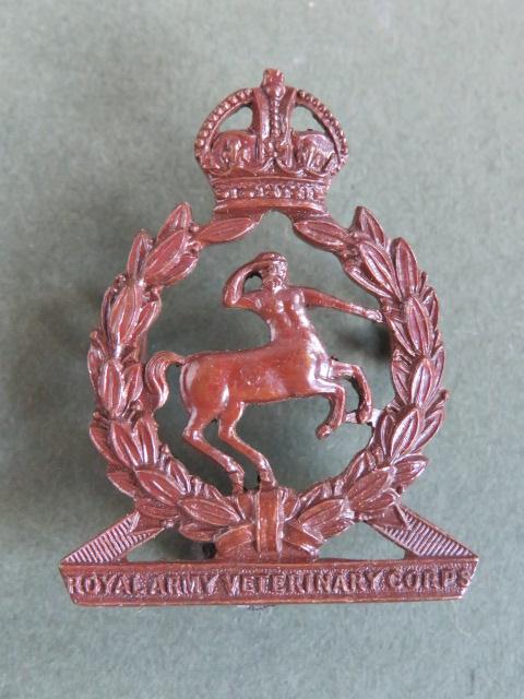 British Army Pre 1953 Royal Army Veterinary Corps Officer's Service Dress Collar Badge