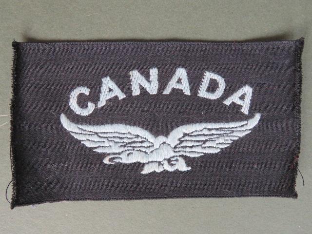 Canada Post WW2 RCAF Nationality Shoulder Title