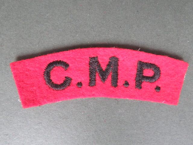 British Army WW2 Corps of Military Police Shoulder Title