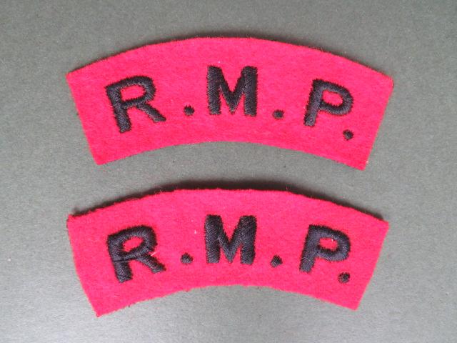 British Army Post WW2 Royal Military Police Shoulder Titles
